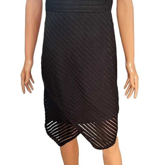 Spicewear Black Halter Asymmetrical Dress Size Large - Picture 7 of 16